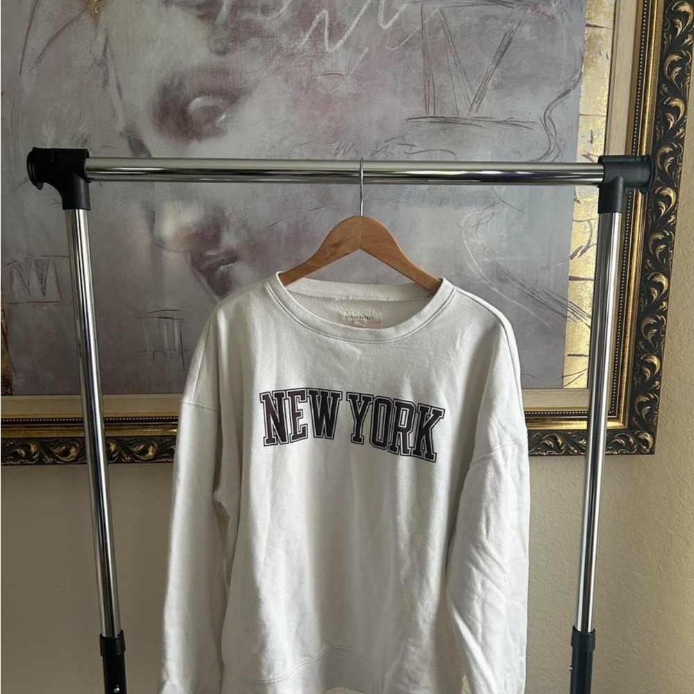 Aeropostale White New York Sweatshirt